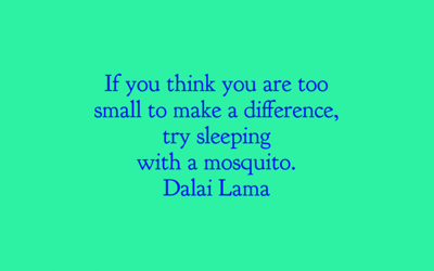 You Are Never Too Small to Make A Difference!